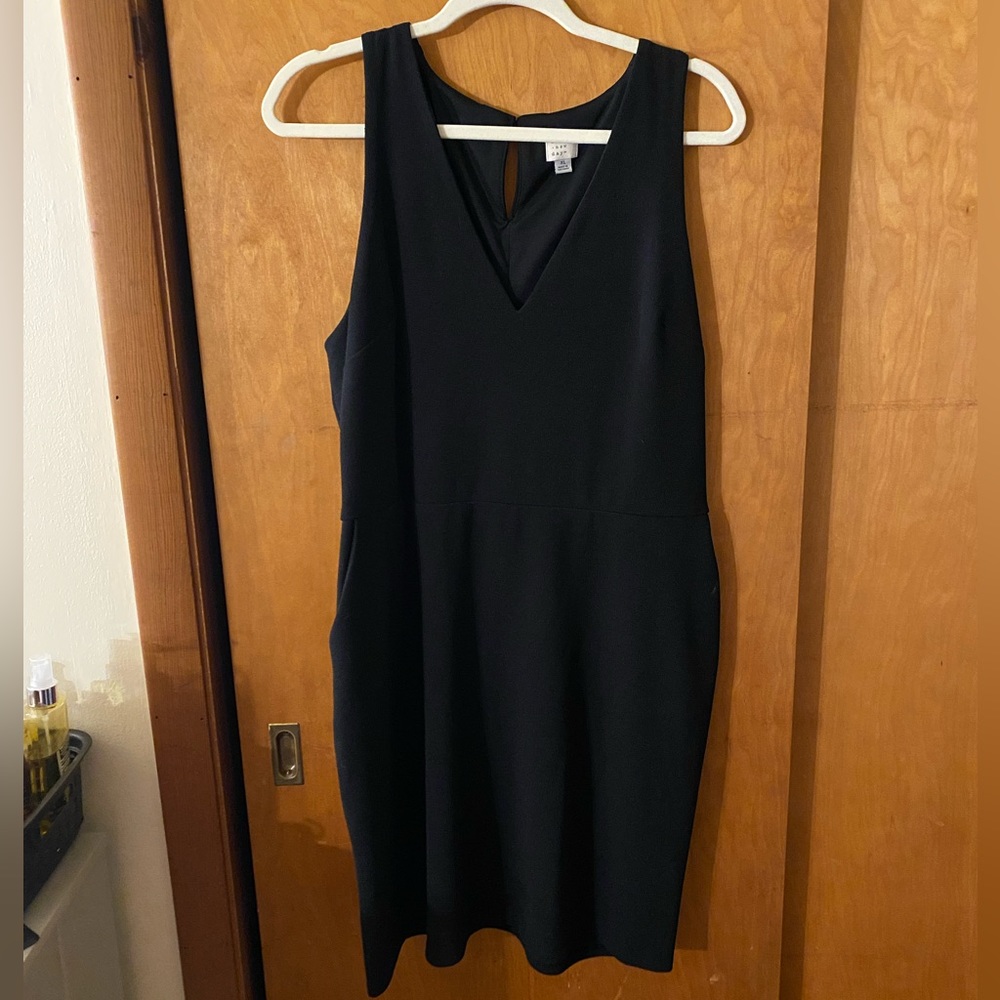 Little Black v neck dress